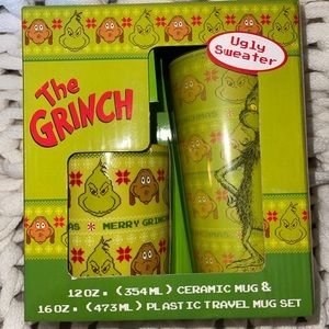 NIB The Grinch coffee mug set